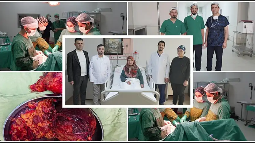 MEAH'ta Dev Tümör Operasyonu: 2 Kilo 200 Gramlık Kitle Başarıyla Çıkarıldı