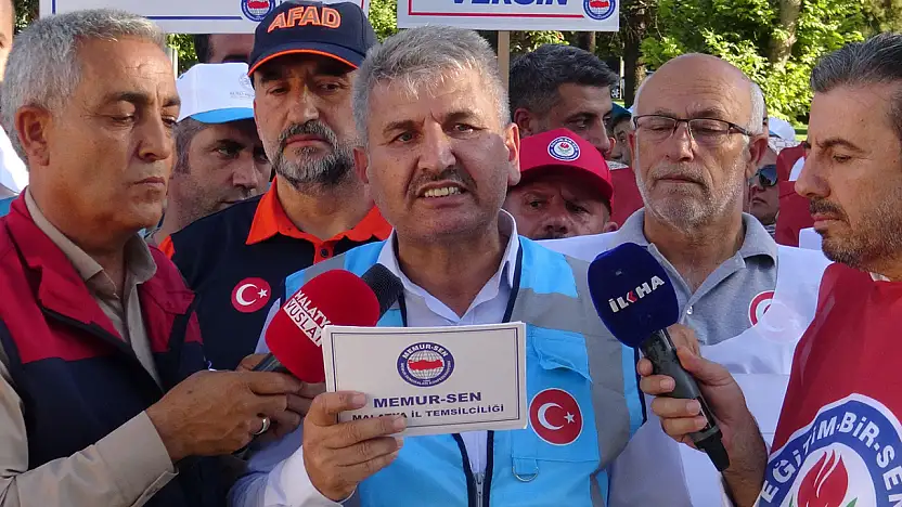 Memur-Sen Malatya: 'Memurların ve emeklilerin kaybedecek 2 yılı daha yok'