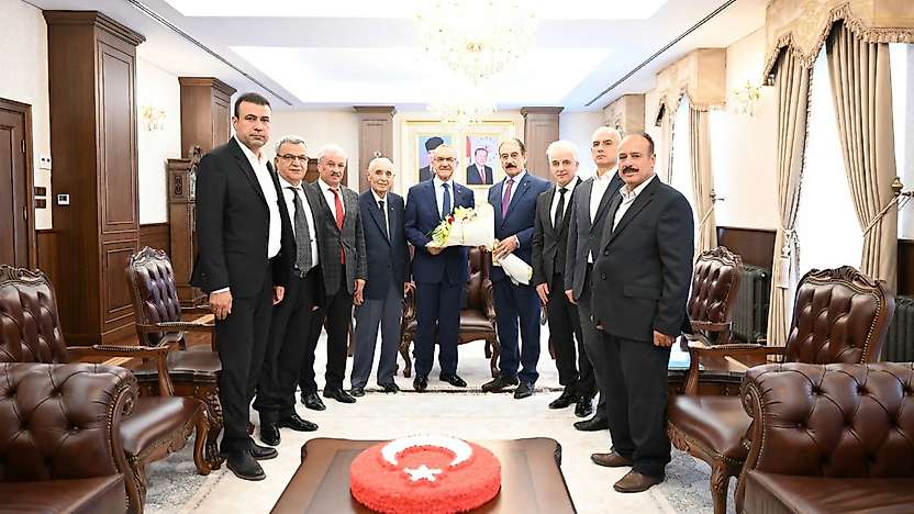 MESOB Heyetinden Vali Seddar Yavuz'a Ahilik Haftası Ziyareti