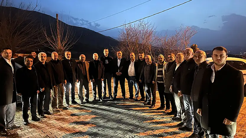 MHP Malatya İl Başkanı Gökhan Gök Kale'de Muhtarlarla Buluştu