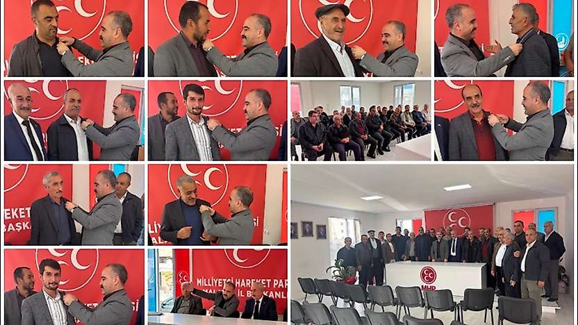 MHP Malatya İl Başkanı Şengönül'den Mamsur Aşireti Mensuplarına Üç Hilal Rozeti