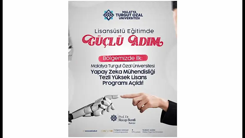 MTÜ'den Bölgeye İlk: Yapay Zekâ Mühendisliği Tezli Yüksek Lisans Programı Açıldı