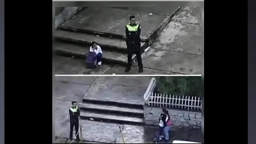 Okul Bahçesinde Vicdan Nöbeti: Polis Memurundan Örnek Davranış