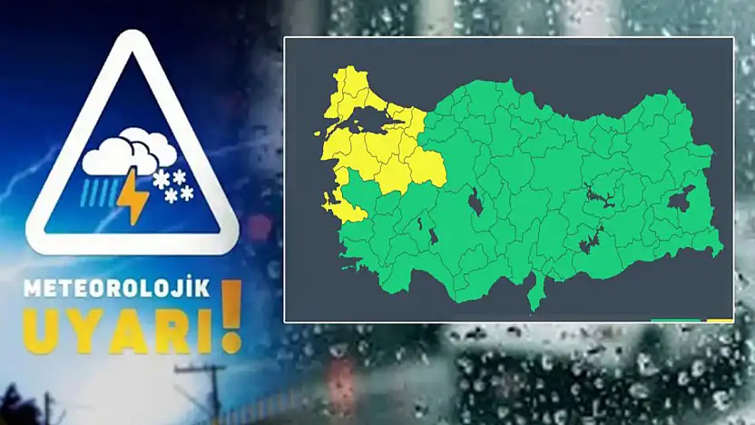 Olumsuz Hava Koşulları Nedeniyle 14 İl Sarı Kodla Uyarıldı