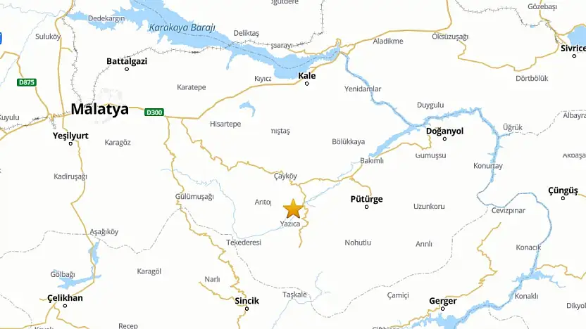 Pütürge'de 3.8 Büyüklüğünde Deprem: Can ve Mal Kaybı Yok