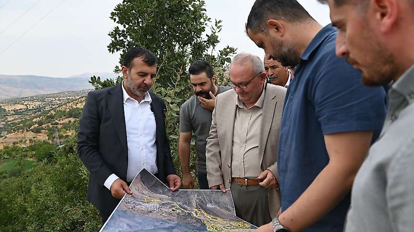 Pütürge'de Doğalgaz Çalışmaları İçin Sahada İnceleme Yapıldı