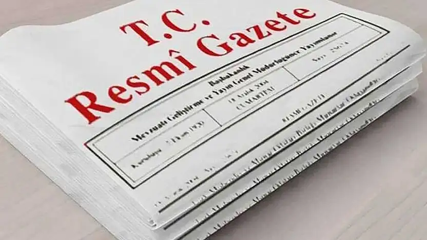 Resmi Gazetede Bugün
