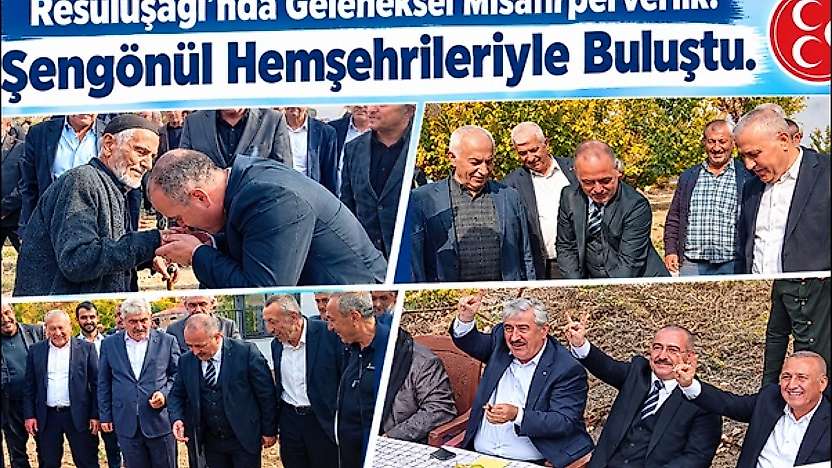Resuluşağı'nda Geleneksel Misafirperverlik: Şengönül Hemşehrileriyle Buluştu