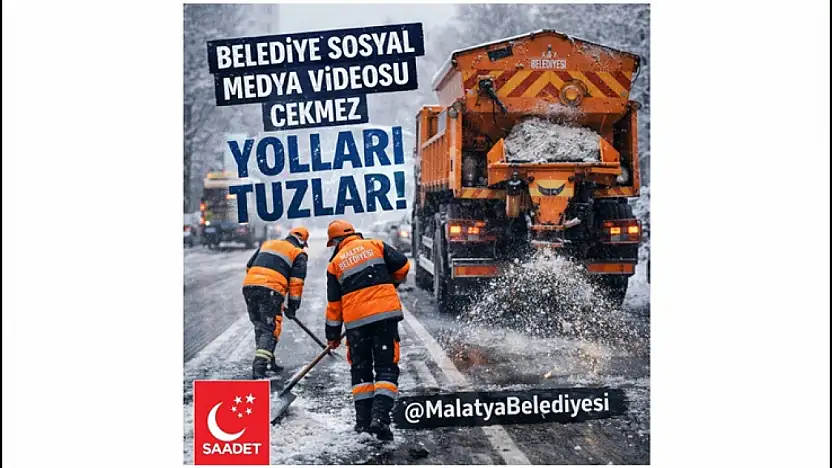 Saadet Partisi Malatya İl Başkanı Paşahan'dan Tuzlama Tepkisi: 'Bu Bir Doğa Olayı Değil, İhmaldir'