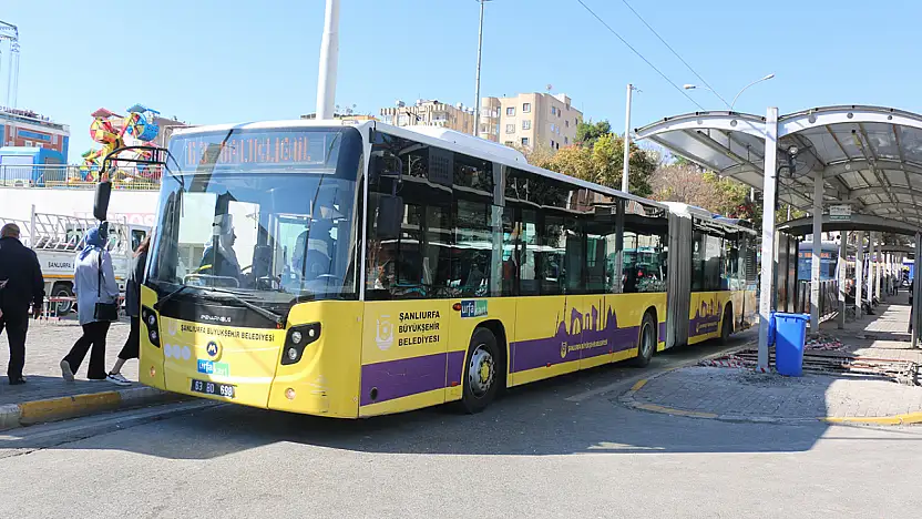 Şanlıurfa'da Toplu Taşıma Yarın Ücretsiz