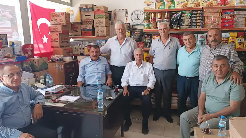 Selahattin Gürkan, Ankara dönüşü Darende'de esnafla buluştu