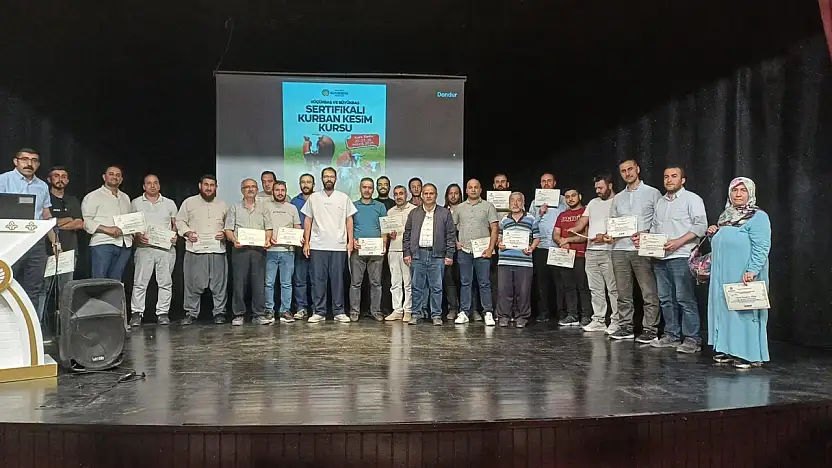'Sertifikalı Kurban Kesim Elemanı Eğitimi'