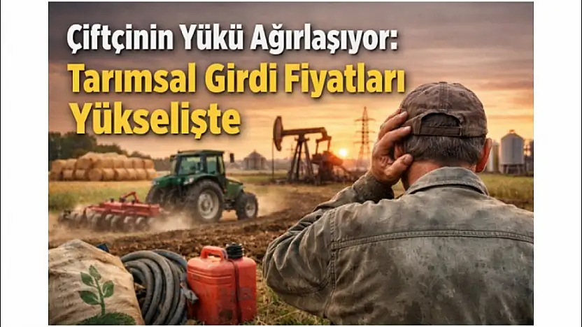 Tarımda Girdi Maliyeti Tırmanıyor: Tarım-GFE Yıllık %34,24 Arttı