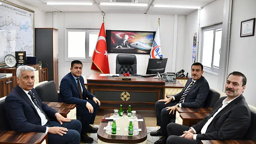 Tüfenkci'den TCDD 5. Bölge Müdürlüğü'ne Ziyaret: Deprem Sonrası Yeniden İnşa