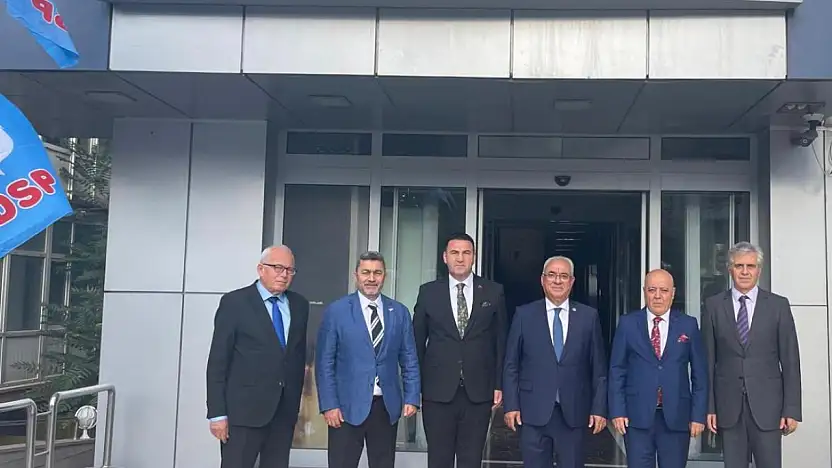 TÜMKON dan DSP Genel Başkanı Aksakala ziyaret