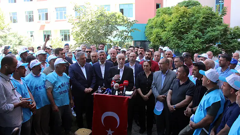 Türk-İş Başkanı Ergun Atalay: Devlet kamu işçisinin talebine makul ve mantıklı cevap vermiyor
