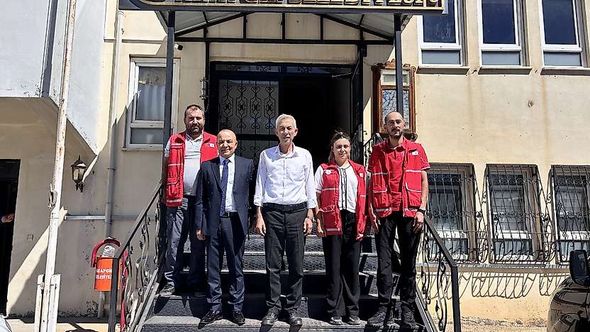 Türk Kızılay'dan Arapgir Belediye Başkanı Cömertoğlu'na Ziyaret