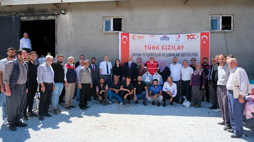 Türk Kızılay'dan Doğanşehir'de Çoban ve Yetiştiricilere Destek