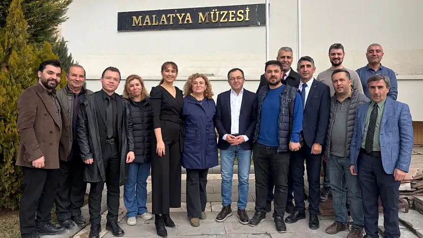 Türk Kültür Sanat Sen Heyeti Malatya'da Kurum Ziyaretlerinde Bulundu