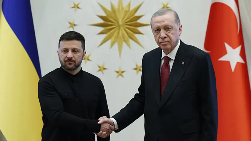 Ukrayna Devlet Başkanı Zelenskiy Beştepe'de