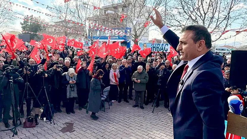 Yazıhan'da Göçer'e Destek Mitingi: 'Sandık Olmadan Demokrasi Olmaz'