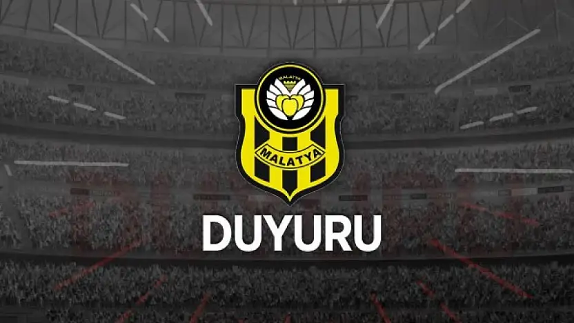 Yeni Malatyaspor'dan Kamuoyuna Önemli Açıklama