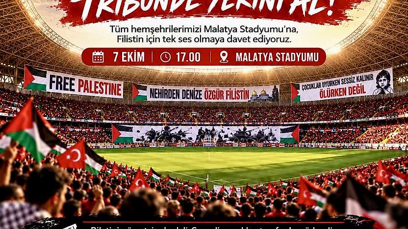 Yeşilyurtspor- Siirt Spor Maçında Gazze'ye Destek Mesajı Verilecek