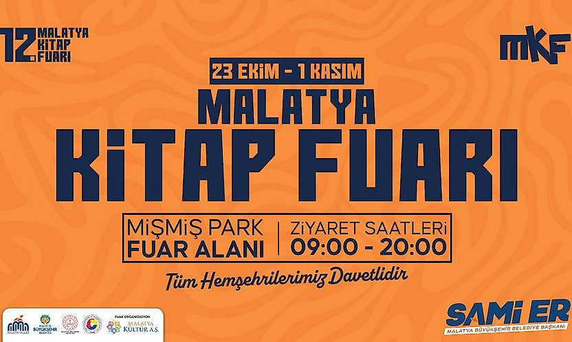 12. Malatya Anadolu Kitap ve Kültür Fuarı Kapılarını Açıyor