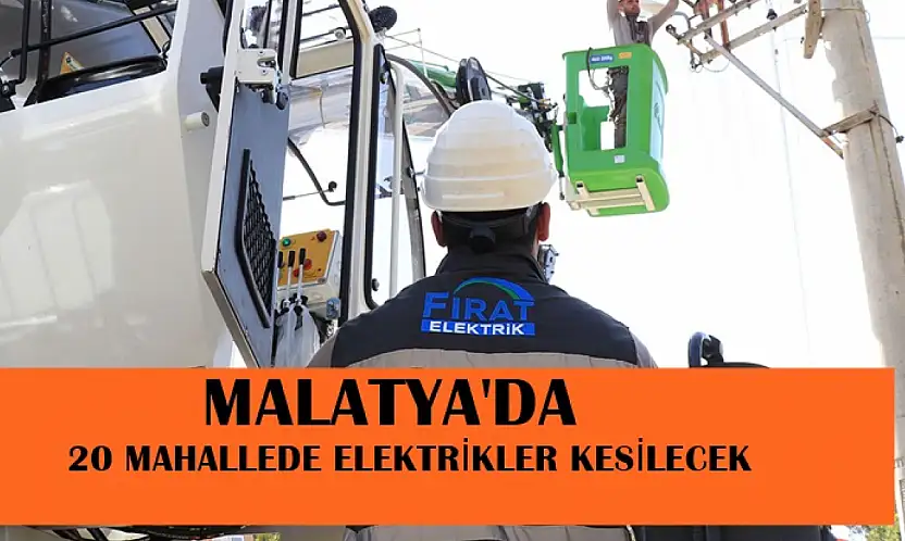 20 Mahallede Elektrikler Kesilecek
