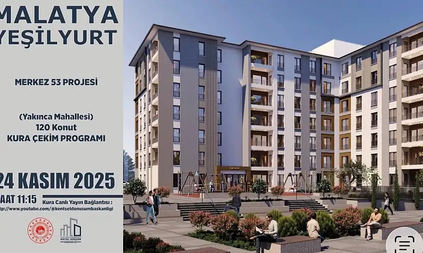 703 Konut ve Çok Sayıda İş Yeri İçin Hak Sahipliği Kurası Pazartesi Yapılacak