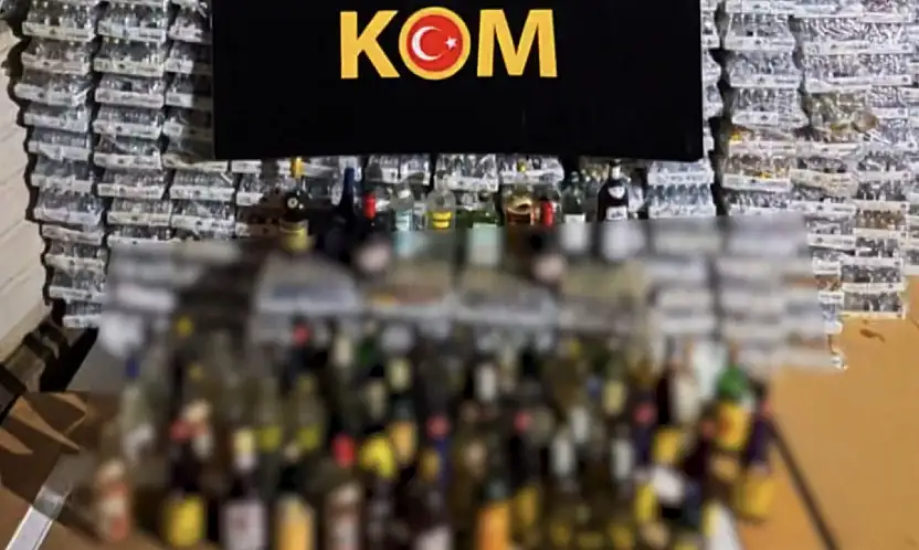 81 İlde Sahte Alkol Operasyonu