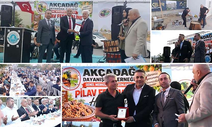 Akçadağlıları Buluşturan Pilav Şenliği'ne Yoğun İlgi