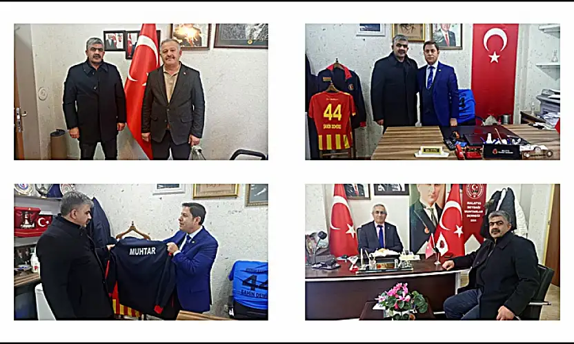 Ali Karakuş'tan Muhtarlar Derneklerine Ziyaret: 'Malatya Bizim Sevdamız ve Davamızdır'