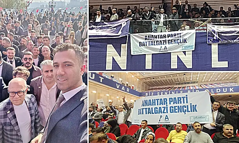 Anahtar Parti 1. Yıl Kutlamasında Battalgazi İlçe Başkanlığı Ankara'da Sahnedeydi
