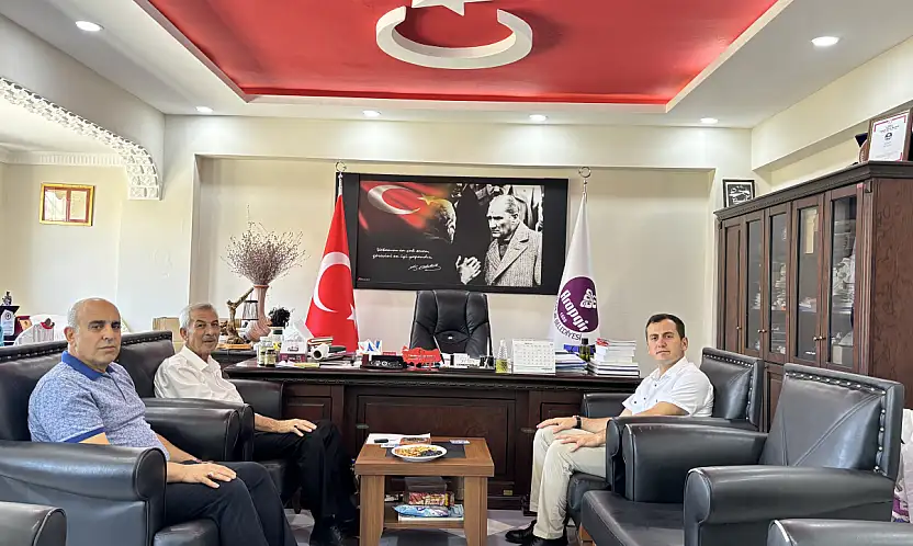 Arapgir Kaymakamı Muhammet Kılıçaslan'dan Başkan Haluk Cömertoğlu'na Ziyaret