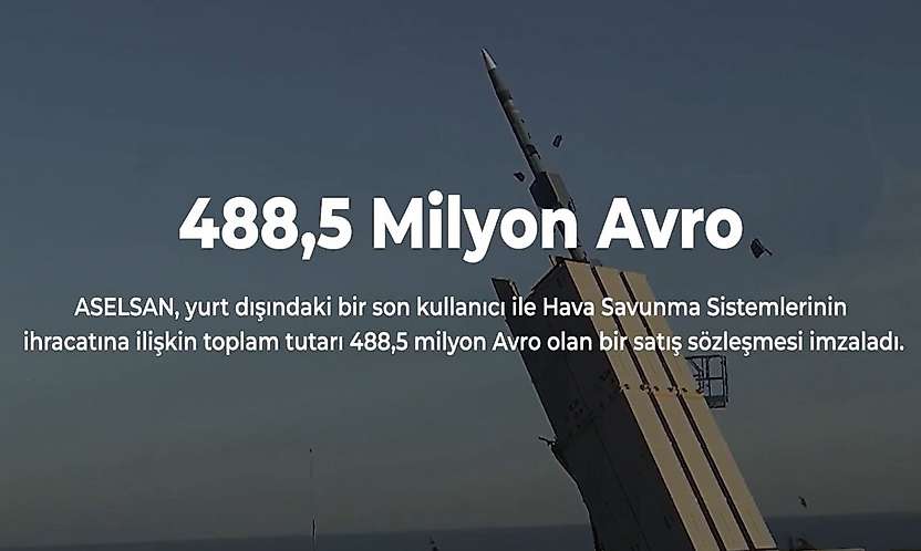 ASELSAN'dan 488,5 Milyon Euroluk Dev İhracat Anlaşması