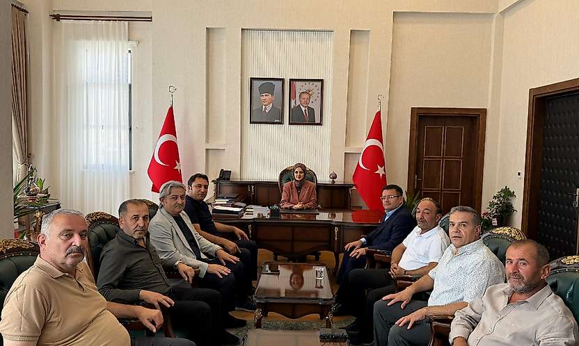 Başkan Cengiz, Siyasi Parti ve STK Temsilcileriyle Kaymakam Bayguş'u Ziyaret Etti