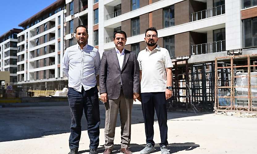 Başkan Taşkın, Eski Hal Binası Alanındaki Projeyi İnceledi