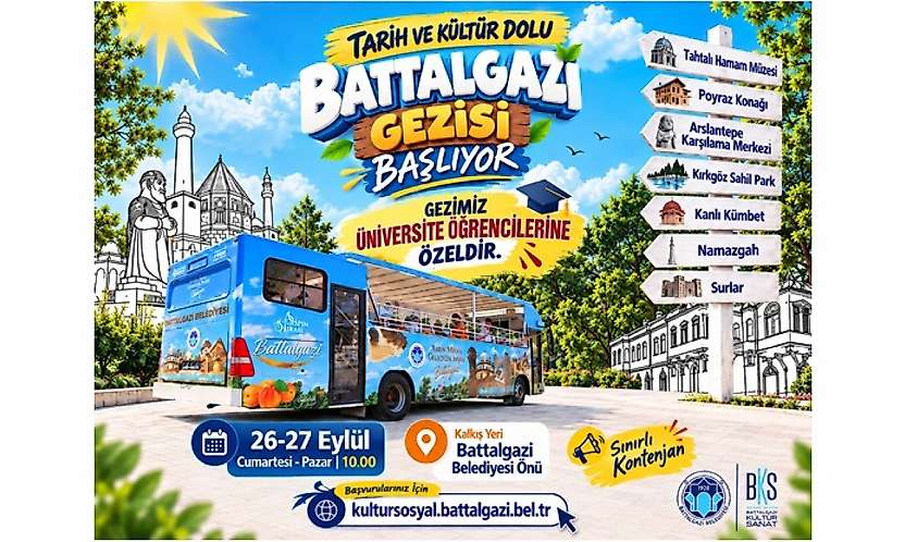 Battalgazi'de Üniversitelilere Tarih ve Kültür Yolculuğu