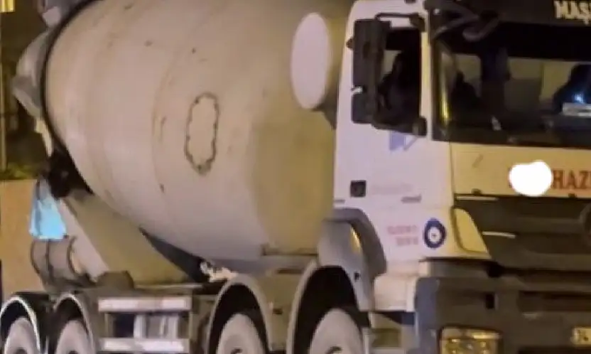 Beton Mikserine Düşen Sürücü Hayatını Kaybetti