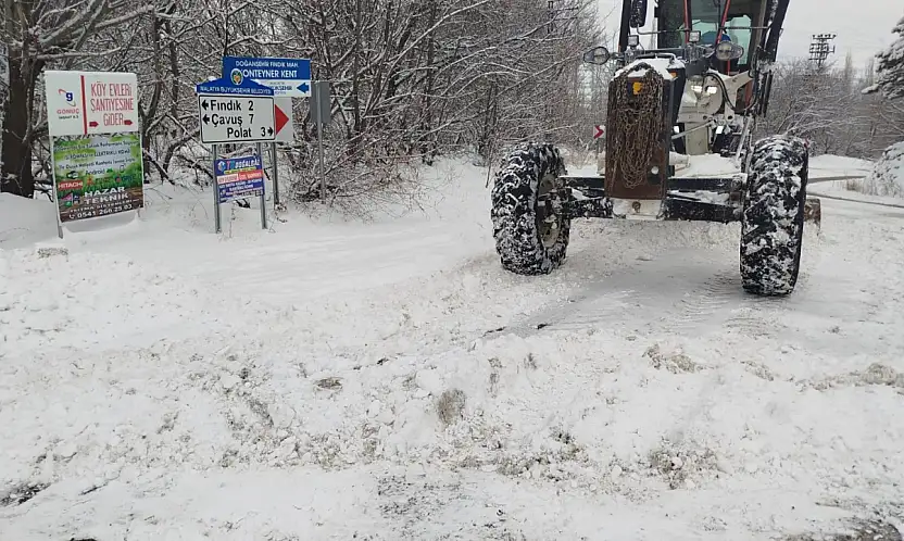Darende'de Buzlanma Nedeniyle Taşımalı Eğitime Bir Gün Ara