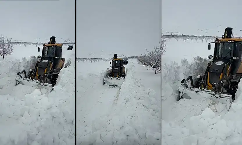 Darende'de Karla Mücadele Aralıksız Sürüyor