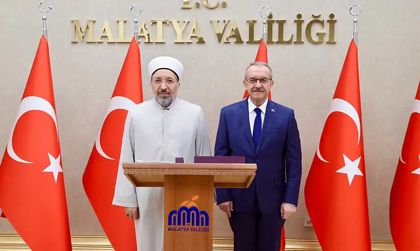 Diyanet İşleri Başkanı Arpaguş Malatya'da: İlk Durak Valilik