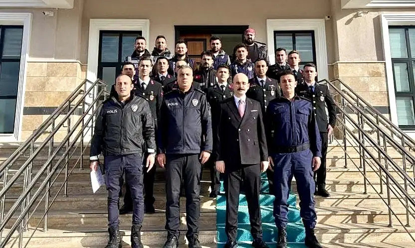 Doğanşehir'de Güvenlik Güçlerine Başarı Belgesi