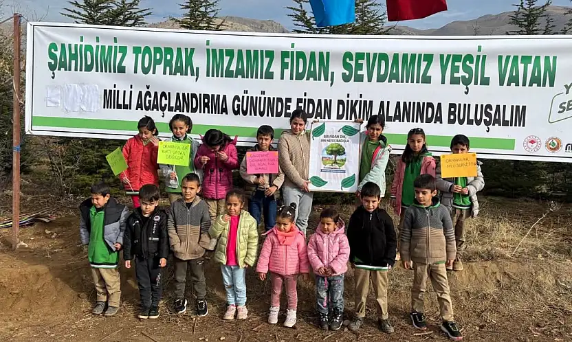 Doğanşehir'de ÖNEM Projesi Kapsamında Fidan Dikim Etkinliği Gerçekleştirildi