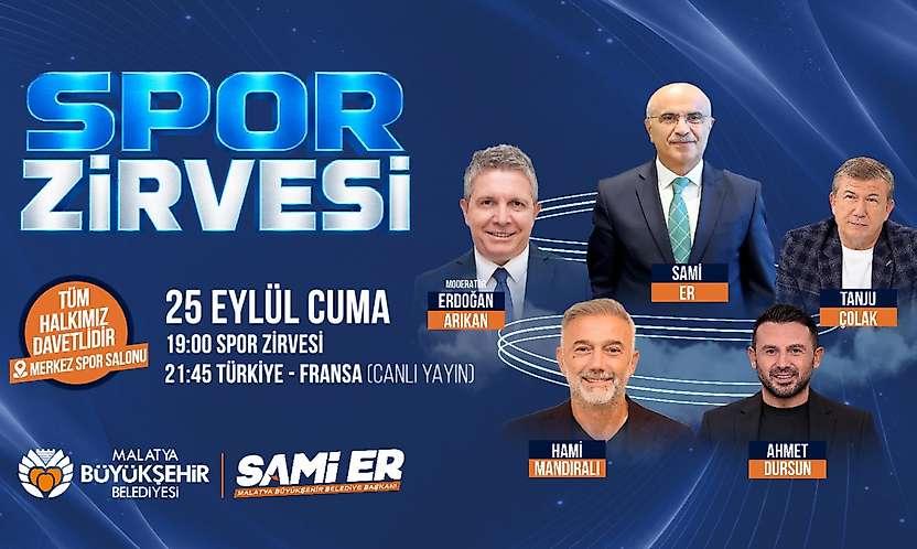 Erdoğan Arıkan, Hami Mandıralı, Tanju Çolak ve Ahmet Dursun Malatya'da