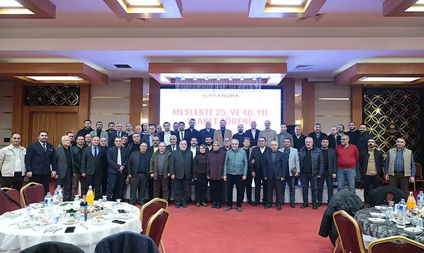 HKMO Malatya'da 25. ve 40. Yıl Emek Plaketleri Duygusal Anlara Sahne Oldu