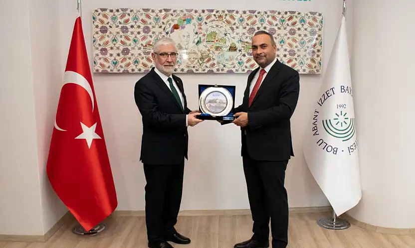 İki Rektör Bolu'da Buluştu