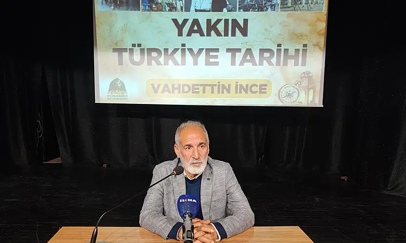 İnce: 'Yakın Tarih, Bir Muhakeme ve Hikmet İlmidir'