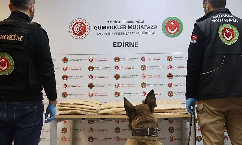 Kapıkule'de Tırdan 50 Kilo 506 Gram Uyuşturucu Çıktı